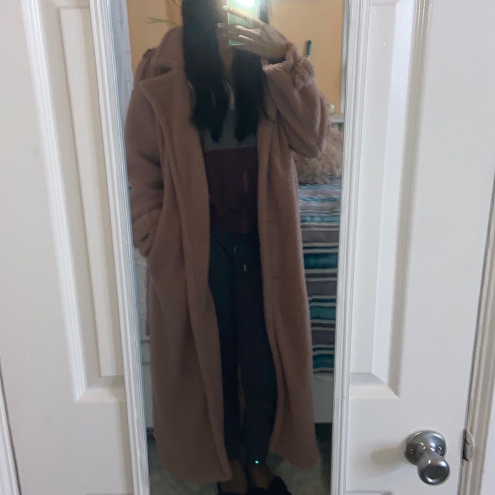 Rose Borg Oversized Belted Coat - Picture 4 of 6